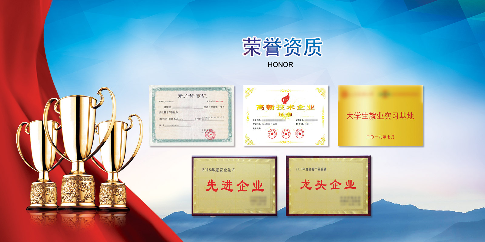  資質(zhì)榮譽
